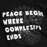 MOC - Women's Peace Begins Regular Graphic T - Shirt