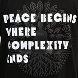MOC - Men's Peace Begins Regular Graphic T - Shirt