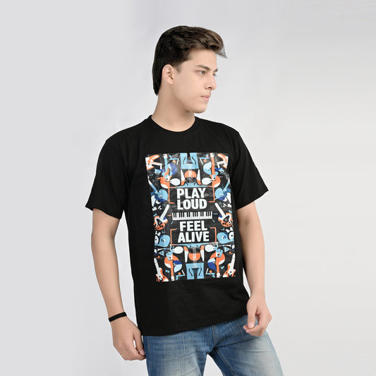 MOC - Men's Feel Alive Regular Graphic T - Shirt