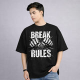 MOC - Unisex Break Rules Oversized Graphic T - Shirt