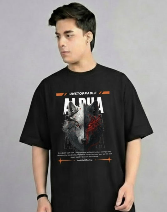 MOC - Men's Alpha Oversized Graphic T - Shirt