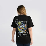 MOC - Women's Groovy Mood Regular Graphic T - Shirt