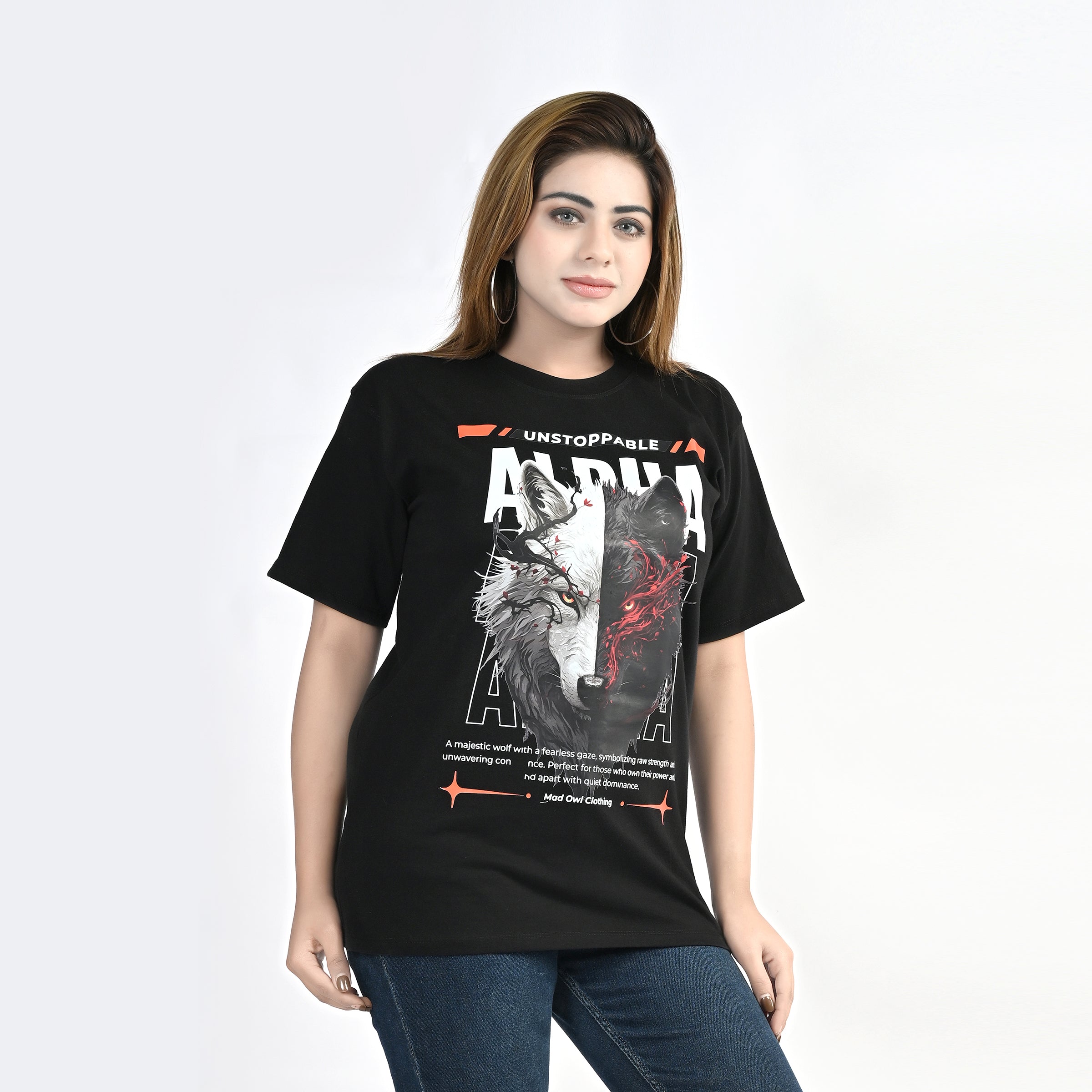 MOC - Female Alpha Regular Graphic T - Shirt