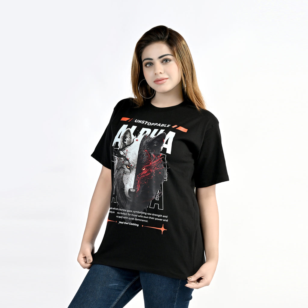 MOC - Female Alpha Regular Graphic T - Shirt