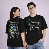 MOC - Unisex Groovy Mood Oversized Graphic T - Shirt