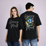 MOC - Unisex Groovy Mood Oversized Graphic T - Shirt