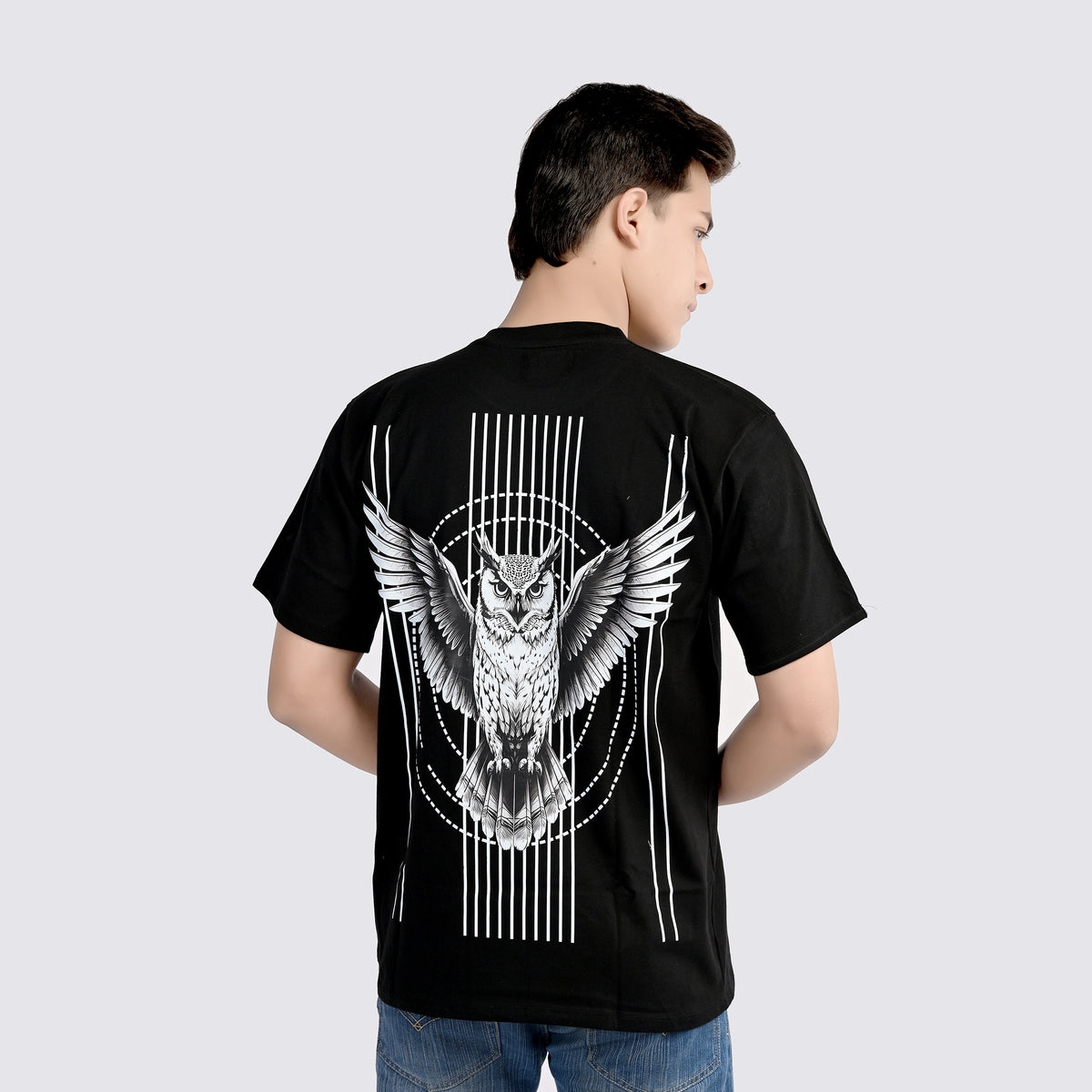 MOC - Men's Owl Regular Graphic T - Shirt – Madowlclothing