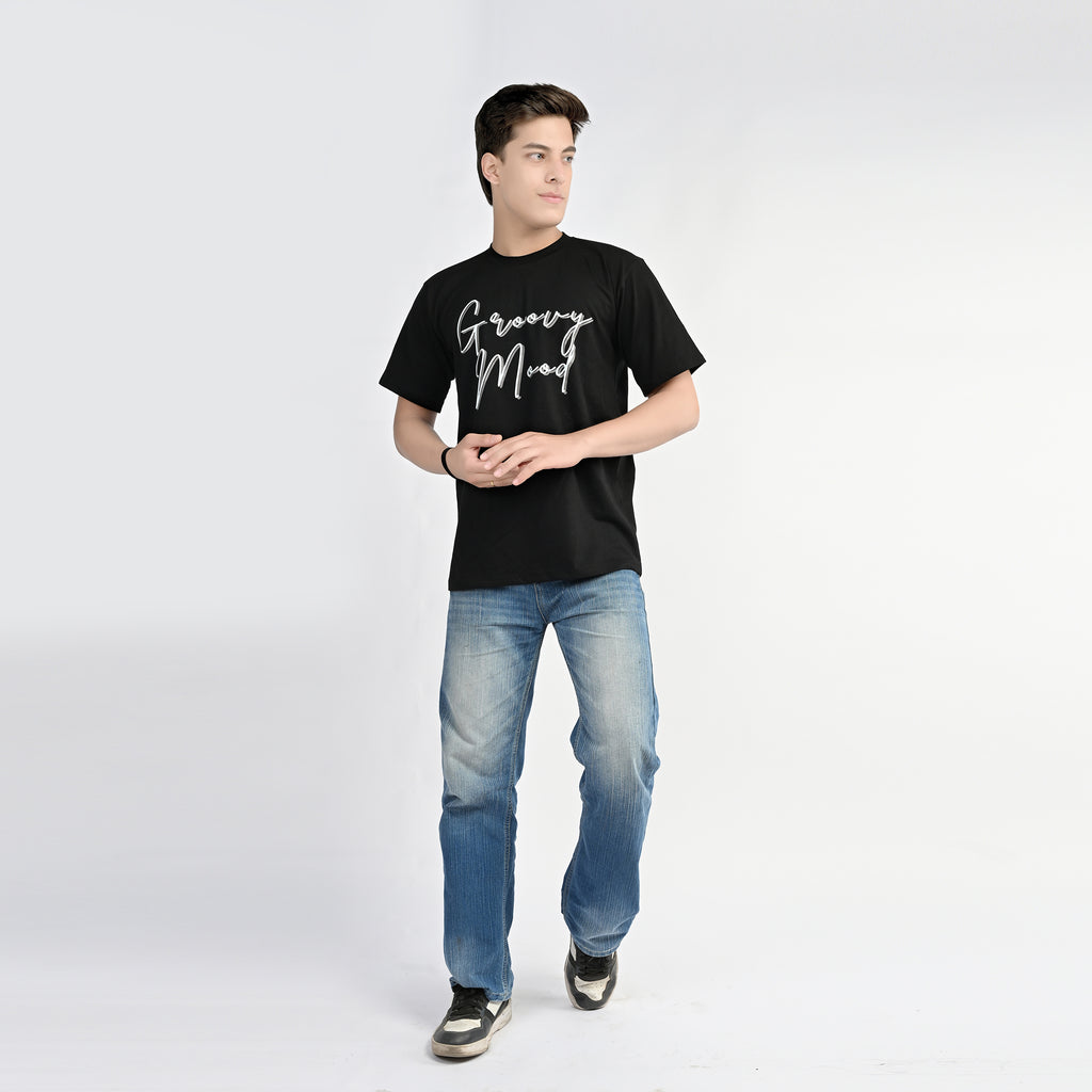 MOC - Male Groovy Mood Regular Graphic T - Shirt