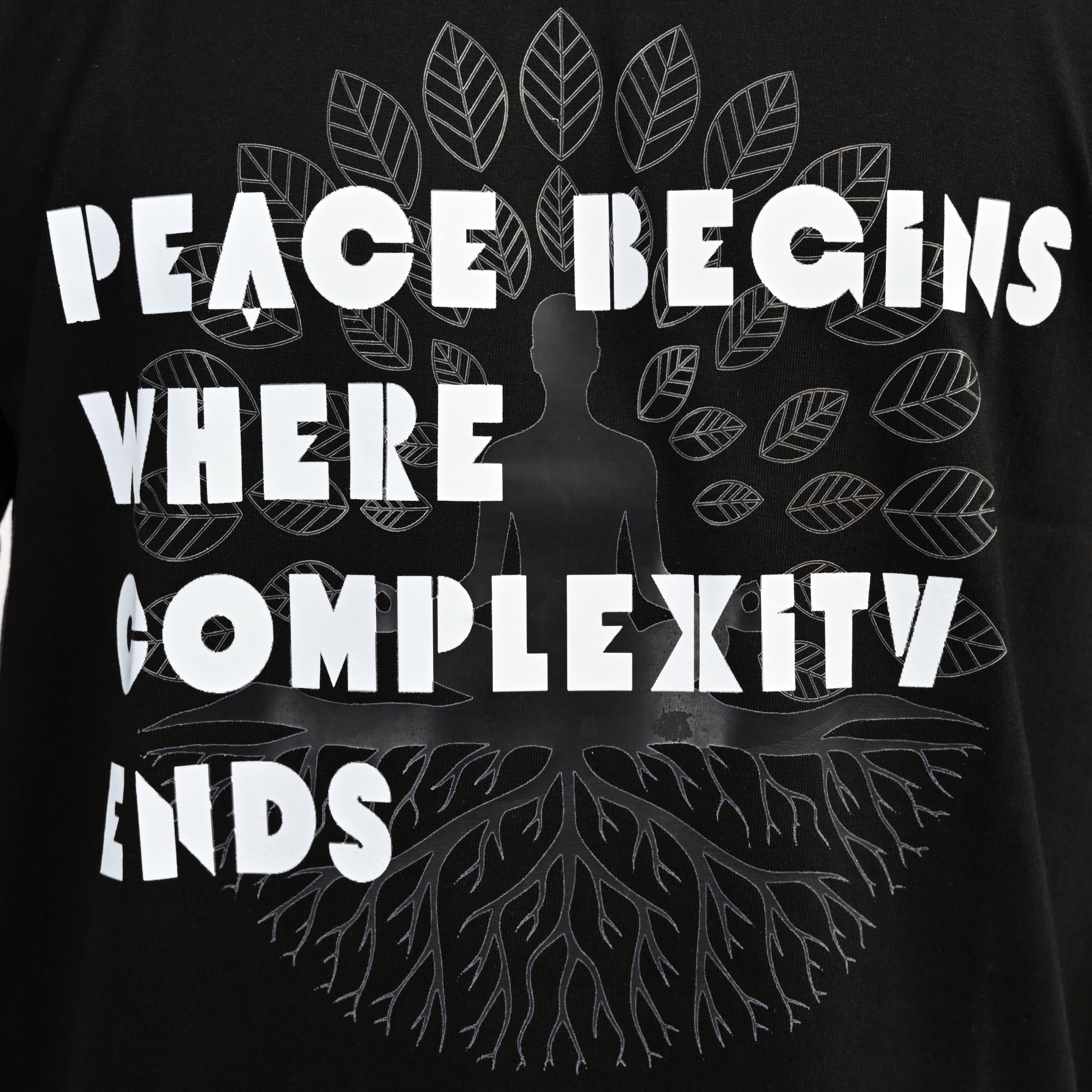MOC - Men's Peace Begins Regular Graphic T - Shirt