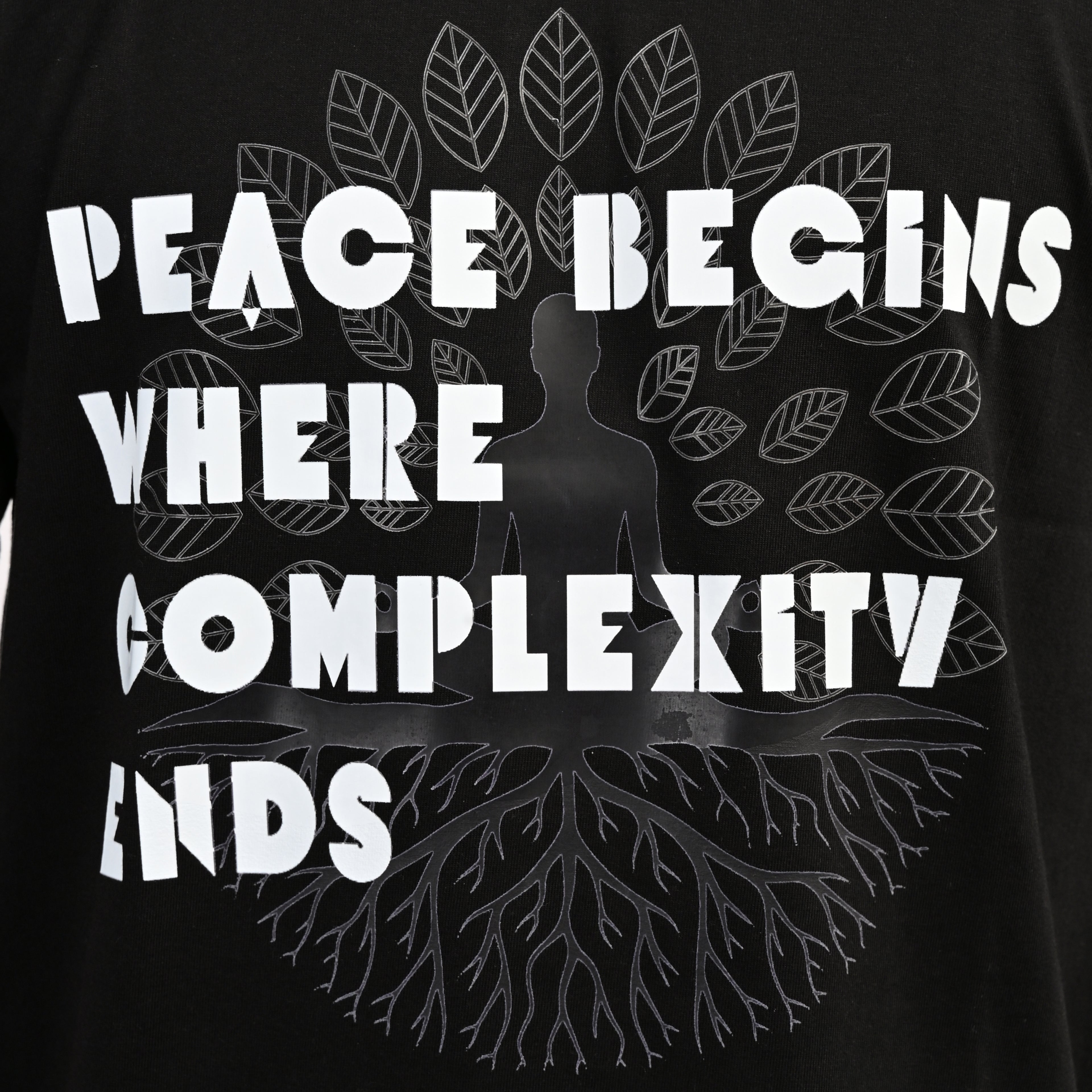 MOC - Male Peace Begins Regular Graphic T - Shirt