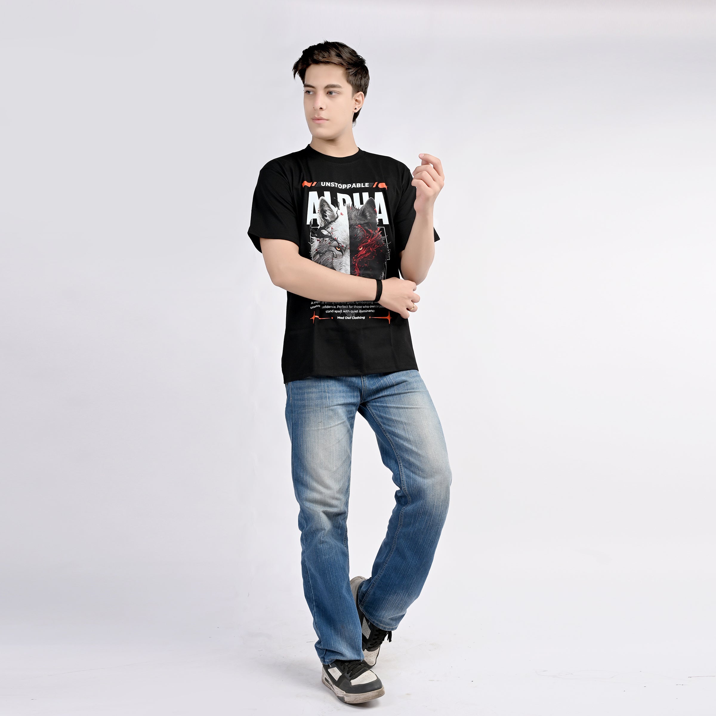 MOC - Male Alpha Regular Graphic T - Shirt