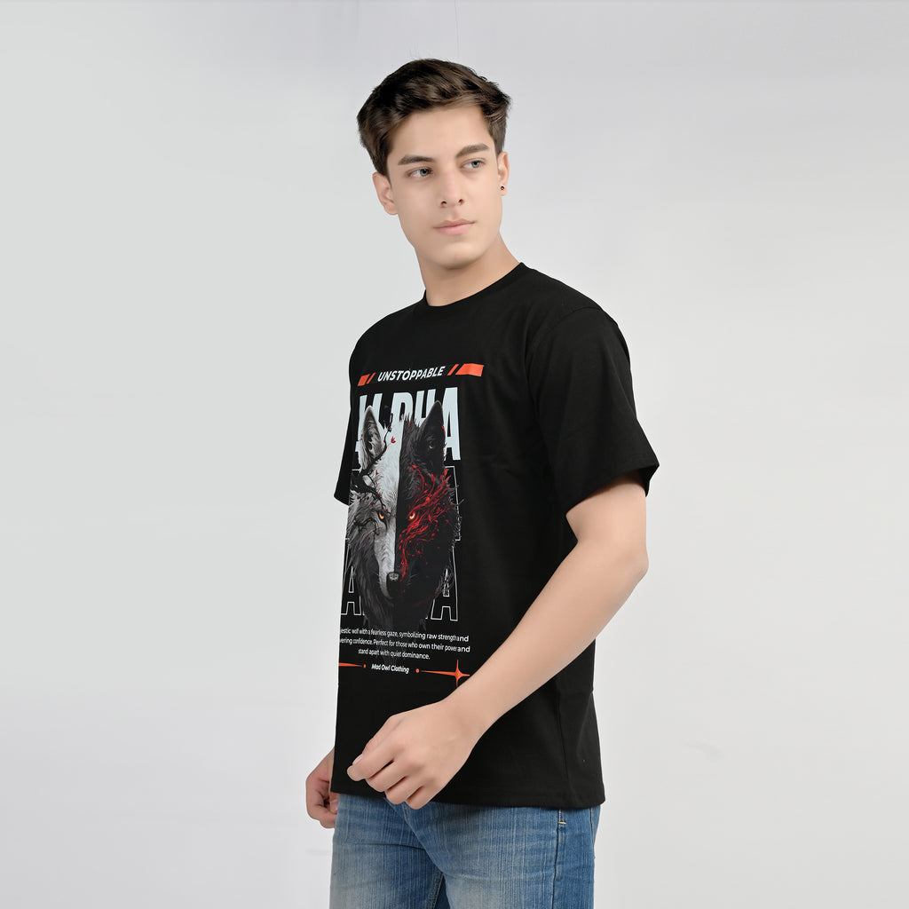 MOC - Male Alpha Regular Graphic T - Shirt
