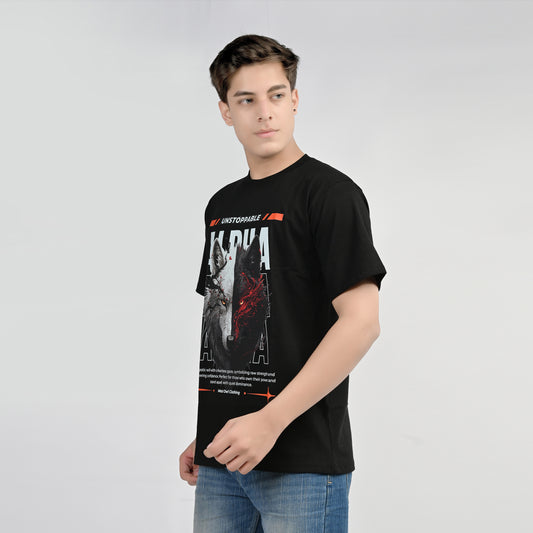 MOC - Male Alpha Regular Graphic T - Shirt