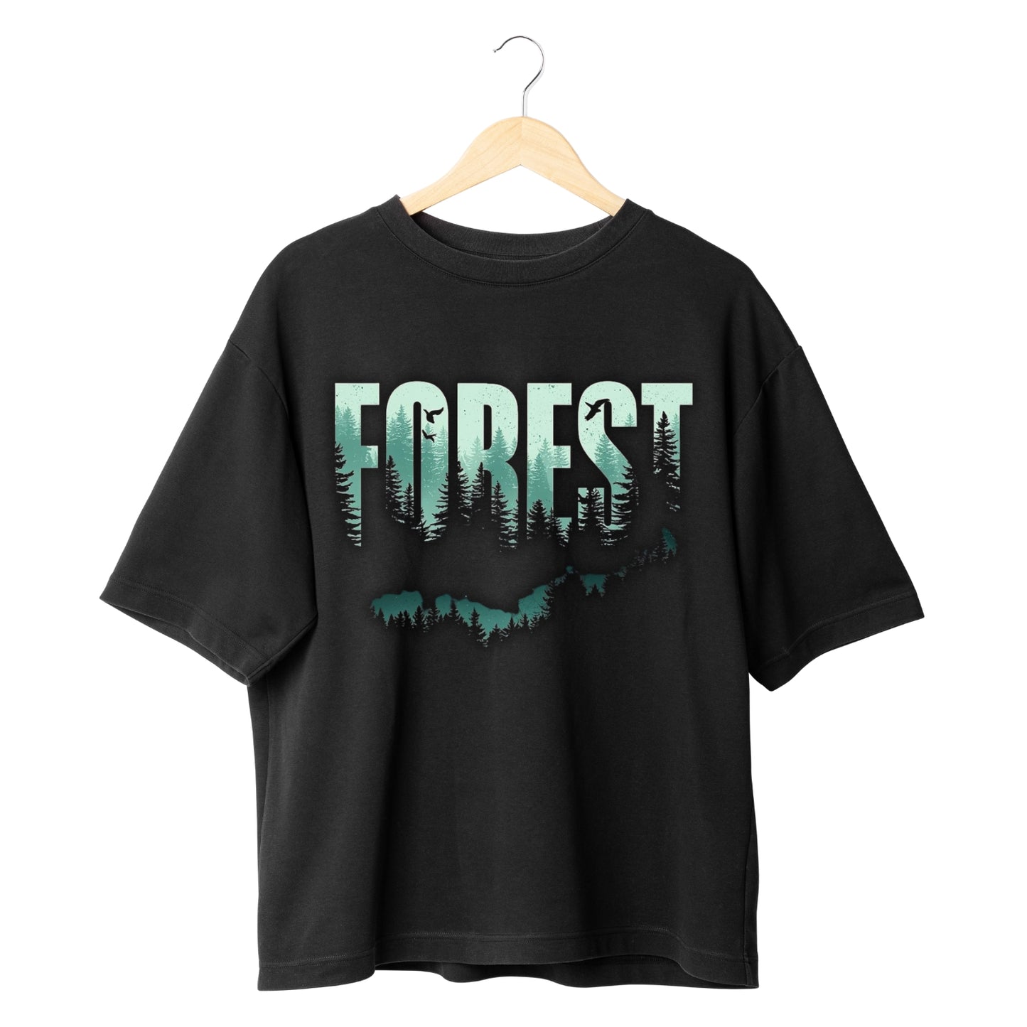 MOC - Men's Forest Oversized Graphic T - Shirt