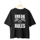 MOC - Unisex Break Rules Oversized Graphic T - Shirt