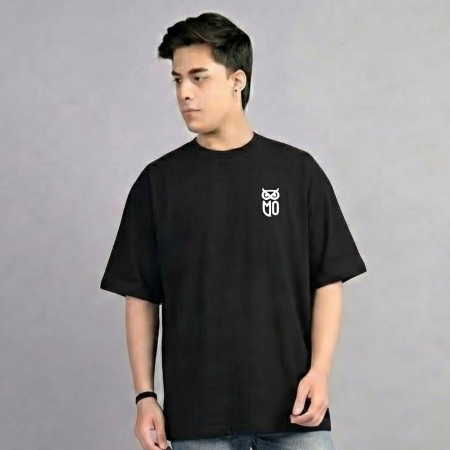 MOC - Men's Owl Oversized Graphic T - Shirt